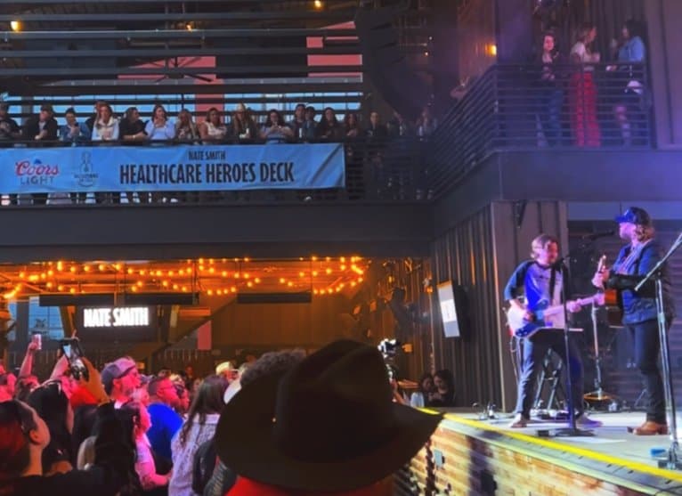 NATE SMITH X COORS LIGHT X MUSICIANS ON CALL X LOVE YOUR MELON HEALTHCARE HEROES DECK, ALBUM RELEASE PARTY @ ASSEMBLY SKYDECK